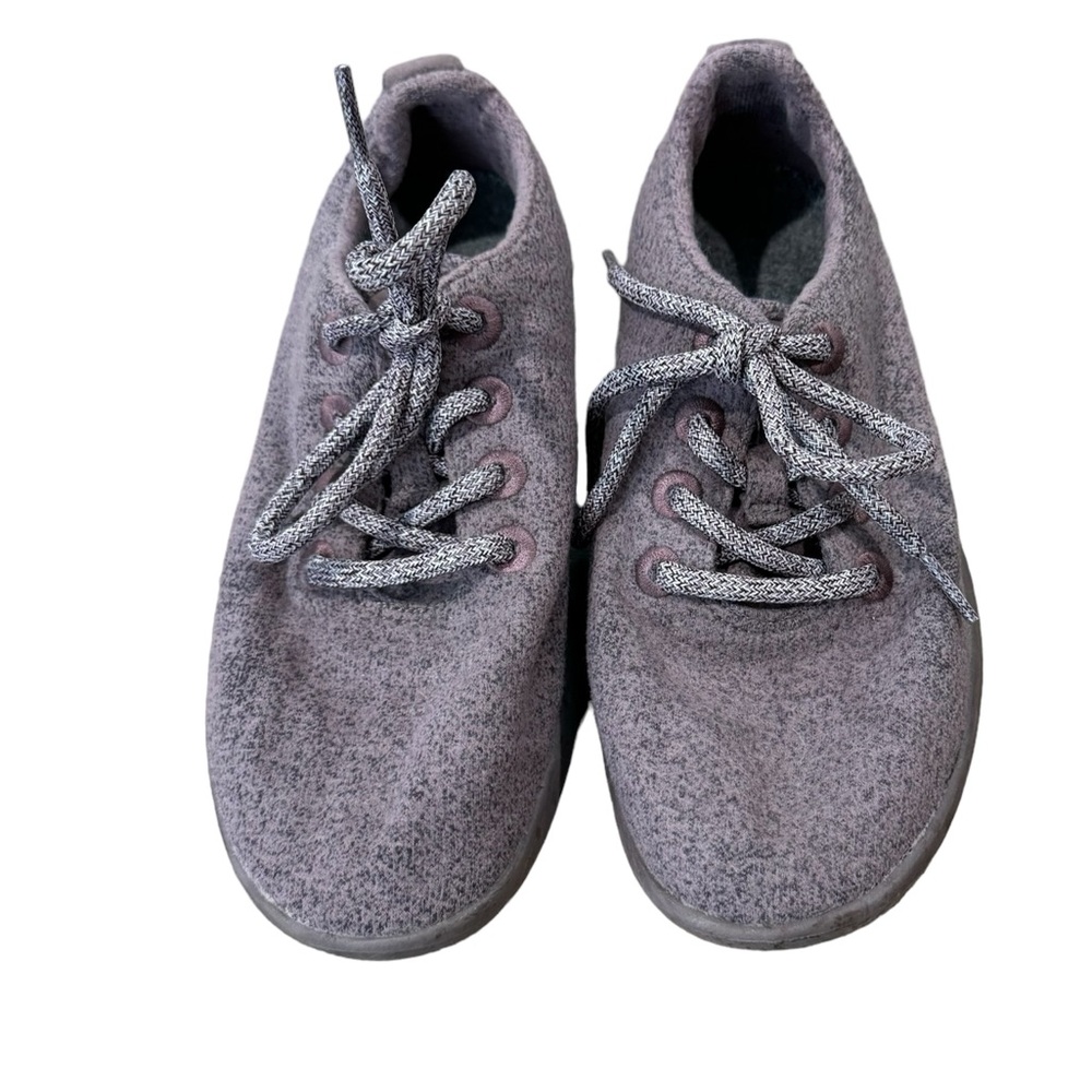ALLBIRDS womens size 7 purple The Wool Runner lace up sneakers running shoes